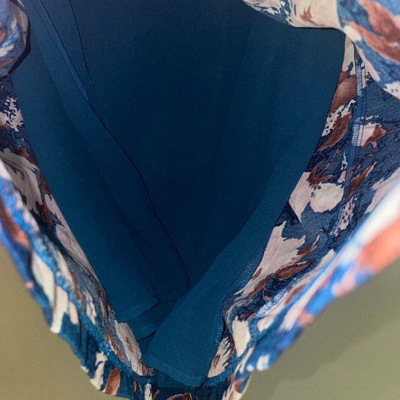 EUC Charles Henry Floral Shift Dress Flounce Ruffle Sleeve Size Medium - Picture 6 of 10